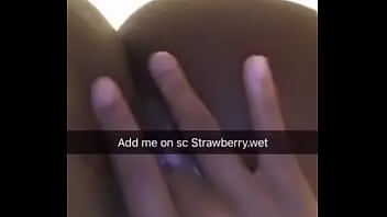 Amateur Ebony Plays With Pussy