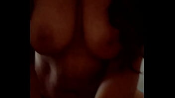 Busty Wife Performs 2 Handed Handjob