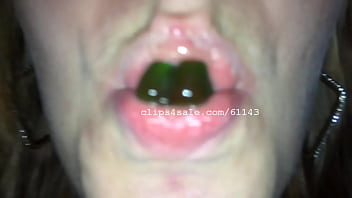 Mouth Fetish - Casey Eats Gummy Bears Video 1