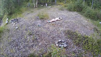 Outdoor Selfbondage.