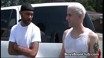 Blacks On Boys - Gay Interracial Fuck Video 17