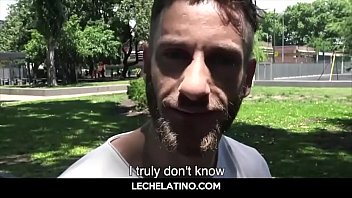 Straight Latino Hunk Sucks Cock In Back Alley - Lechelatino.com