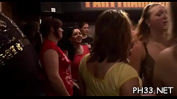 Blonde Girl Swallowing Darksome One-eyed Monster