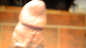 Massive Black Cock Jackoff With Glove Hd