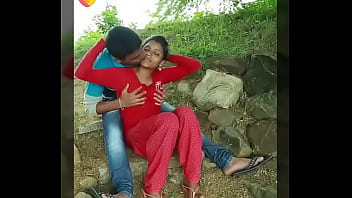 Girl Enjoy With Boy Friend Boobs Press