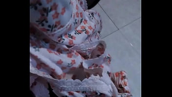 Me, Tickling My Cock Head With My Panties