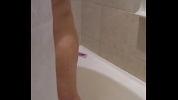 Spying Her Sexy Tits In Shower