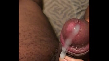 My Small Black Cock Cumming