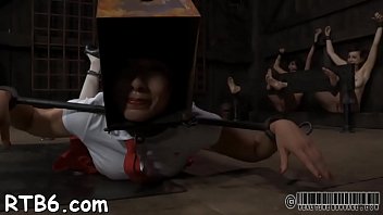 Clamped Beauty Gets Harrowing Cookie Pleauring