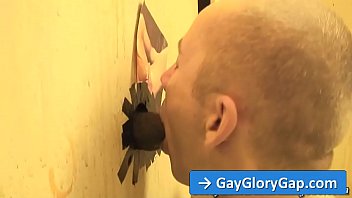Adrian Troy And Justin Blayde In Hardcore Gay Interracial Gloryhole