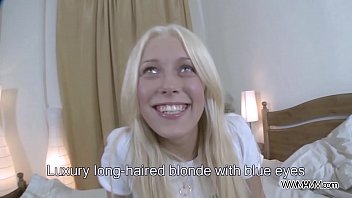 Young Blonde Recorded While Getting A Cock At Home