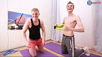 Bloopers From _hung Bottom Boy Gets Fucked And Fed A Big Load_