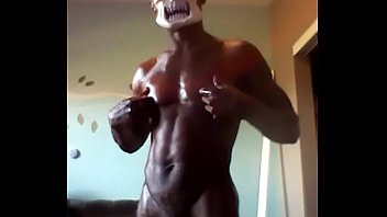 Dammm Look How That Bbc Stretch Out Playing With Nipples And Good Protein Cumin Out That Mandingo