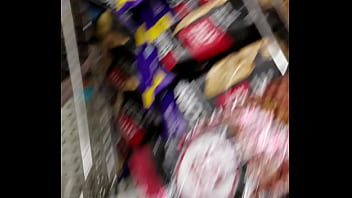 Big Booty In Tight Sweatpants At A Store.