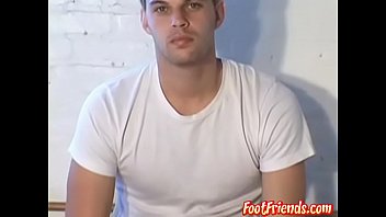 Feet Tickling And Balls Massage With Blonde Twink