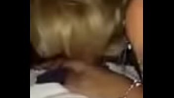 Cin Sucking Her Man' Cock Hard