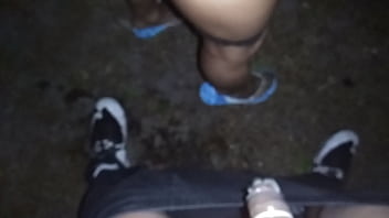 Jessie Gets Bent Over Outside