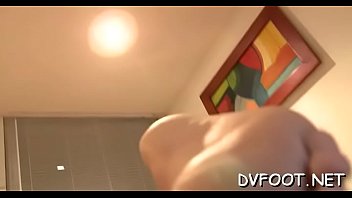 Awesome Babe Grinds Balls And Penis With Her Sexy Sexy Feet