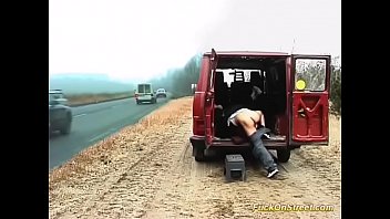 Public Sex In Front Of Massive Traffic