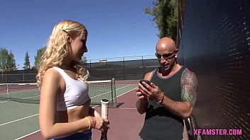 Little Amateur Filly Stepdaughter Eager To Swallow Last Drop Of Facial