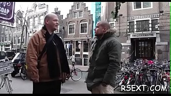 Gorgeous Babe With A Sexy Ass Bows Over And Sucks 10-pounder Hard