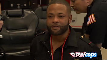 Dirty Female Officers Make Criminal Pound Their Pussies