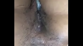 Full Condom In Wifes Pussy