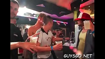 It' Party Time For These Dudes Desirous To Get Gangbanged Hard