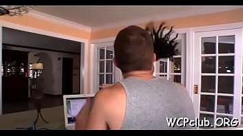 Chocolate Babe With Great Forms Of Body Bonks With Hot Man