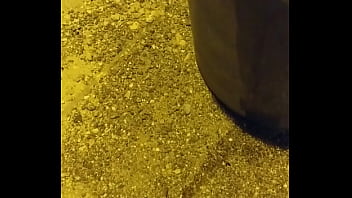 Me Pissing On Light Pole At Work