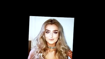 Random Hot Blonde With Big Tits Cum Tribute