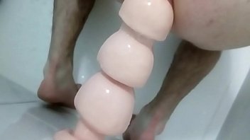 Cant Push Deeper Huge Dildo