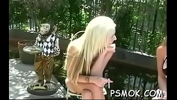 Couple Takes Turn Oraly Enchanting Every Other While Smoking