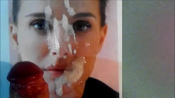 Natalie Portman Cum Tribute - Cumshot-sex-celebrity-masturbation-female-tribute-soloboy-natalie-portman