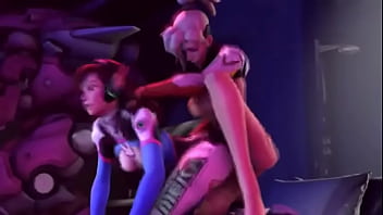 Futanari - Mercy _ D.va Part 2