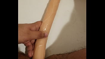18 Inch Dildo All The Way Up The Ass