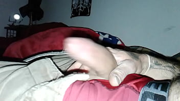 Nolan Stroking His Big Uncircumcised Cock