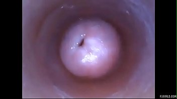 Sexy Girl Put Camera Inside Her Pussy