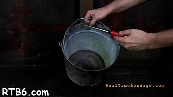 Gagged Beauty With Clamped Nipples Gets Wild Enjoyment