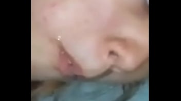 Sara Camargo In Her Casting For Milk 69 Eating Biscuit Filled With White Liquid