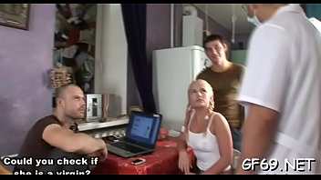 Gorgeous Hotty Is Entertaining 2 Wild And Horny Hunks