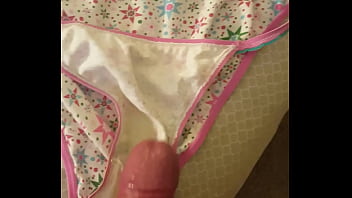 Jerking Off On My 19yo Step Daughter Stain Panties