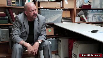 Mall Officer Fucks A Teen Shoplifter