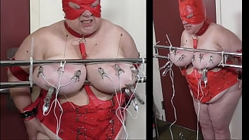 07-Aug-2017 Tit t. of the slut slave' udders with and electro Part 2 of 2