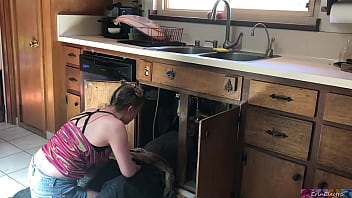 Lucky Plumber Fucked By Teen - Erin Electra