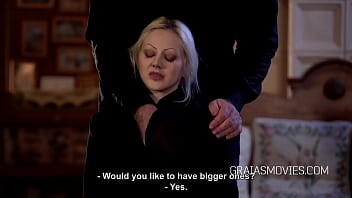 Blonde Slave Tits Squeezed