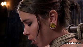 Alt Slave In Ropes Pussy Fucked