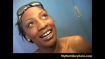 Black Babe Sucking White Cock For Some Warm Cum 25