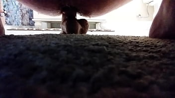 Straight Young Guy Riding Toy