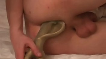Pegging Prostate And Anal Stretching With Bizarre Shovel